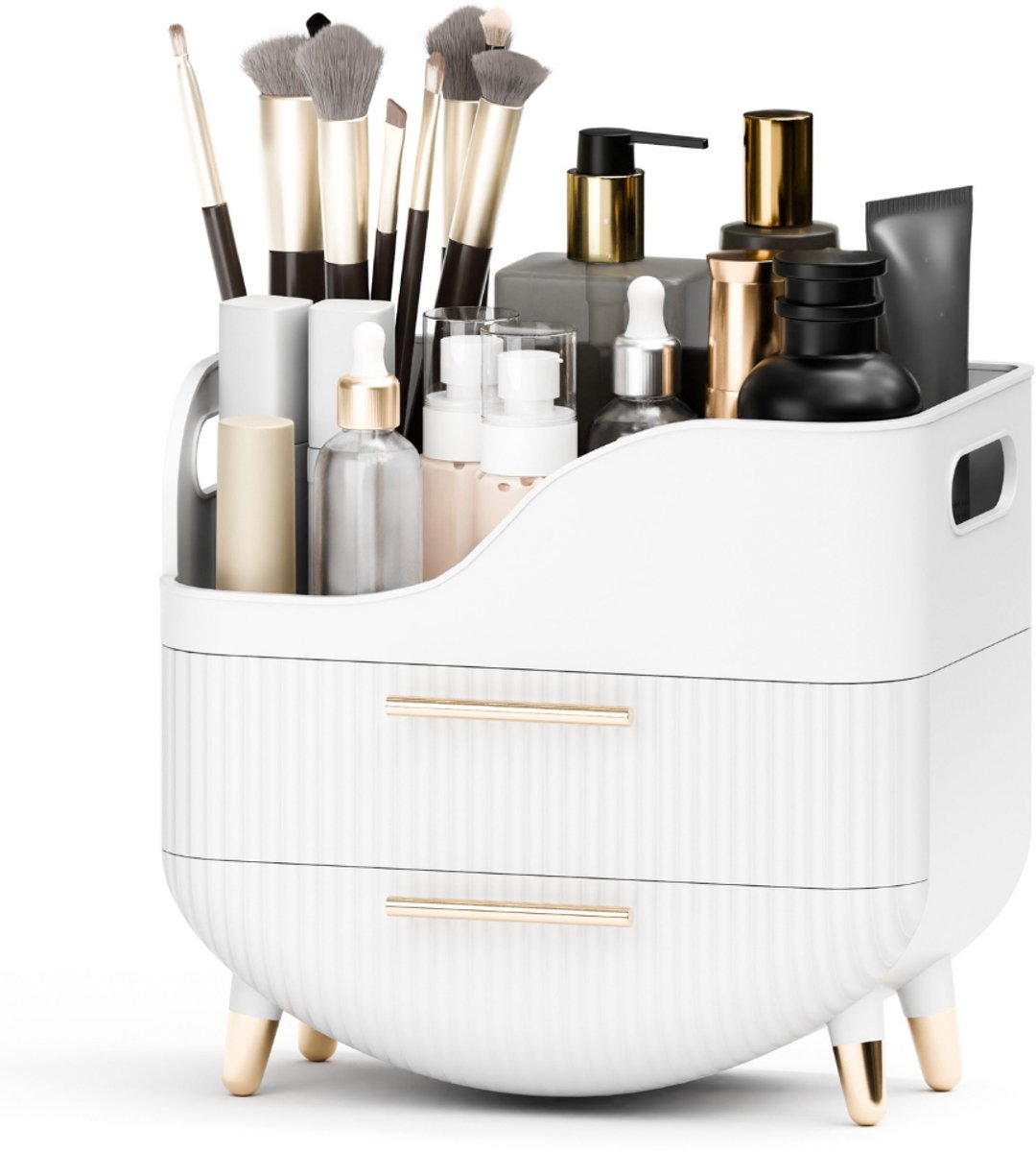 Organess - Make up organizer - Opbergdoos - Skincare organizer - Make up koffer - Wit
