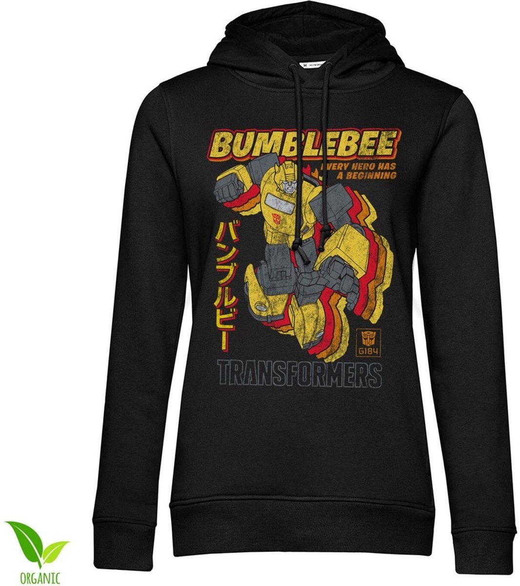 Transformers Bumblebee - Every Hero Has A Beginning Meisjes-hoodie Zwart