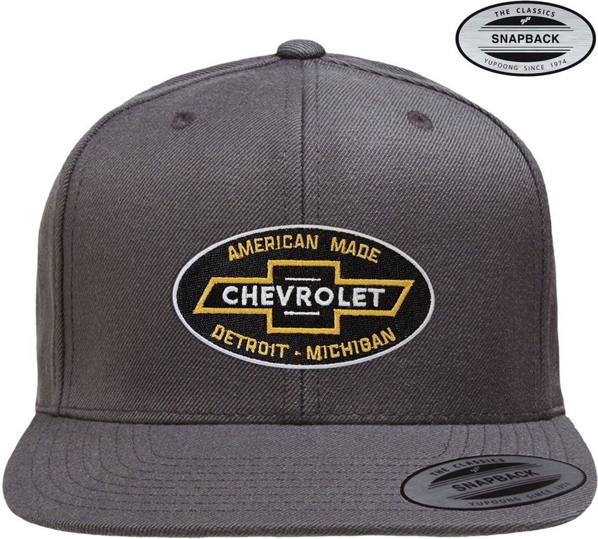 Chevrolet Cap American Made Premium Snapback Cap GM-91-CHEV9902-CB64 DarkGrey