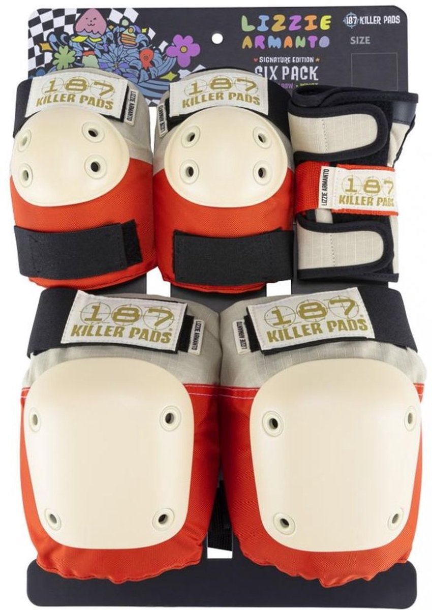 187 Sportbeschermers voor volwassenen, Six Pack-set Lizzie 1879