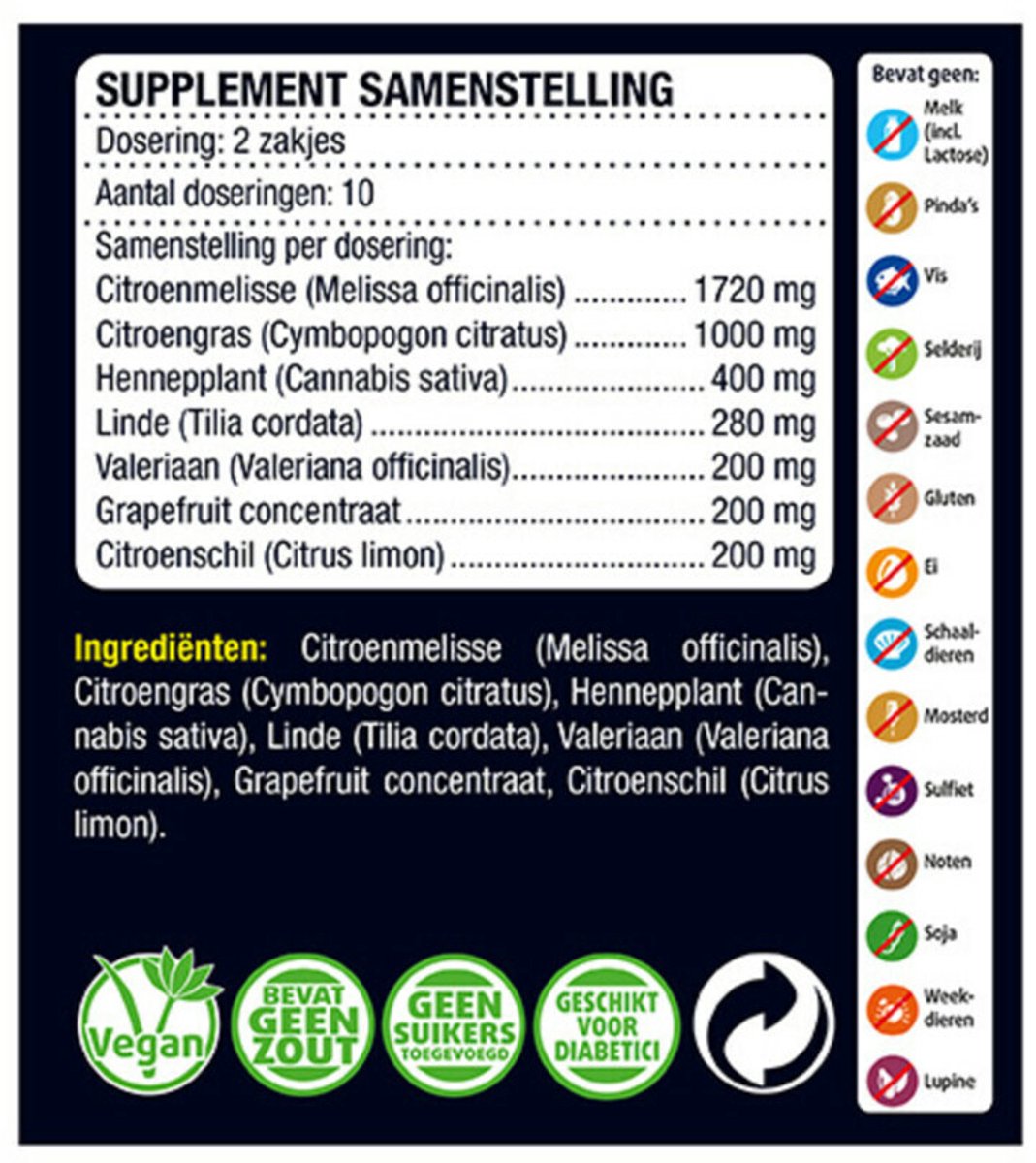 Lucovitaal Thee Hennep CBD - 3 x 20 stuks - Voordeelverpakking
