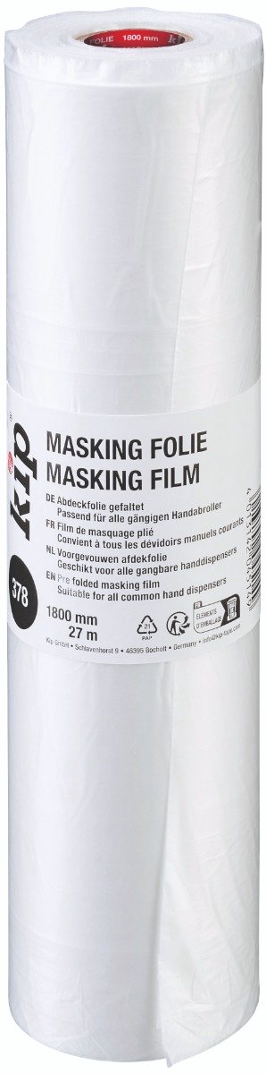 Kip 378 Afdekfolie 1800mm x 27 meter