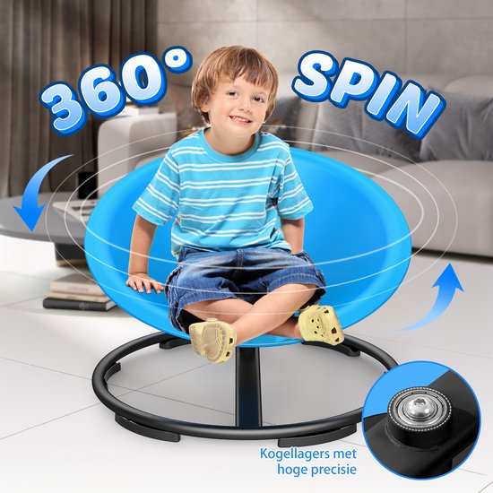 TopHomer Draaibare balansstoel voor kinderen, 360° sensorisch draaibaar TopHomer Draaibare balansstoel voor kinderen, 360° sensorisch draaibaar