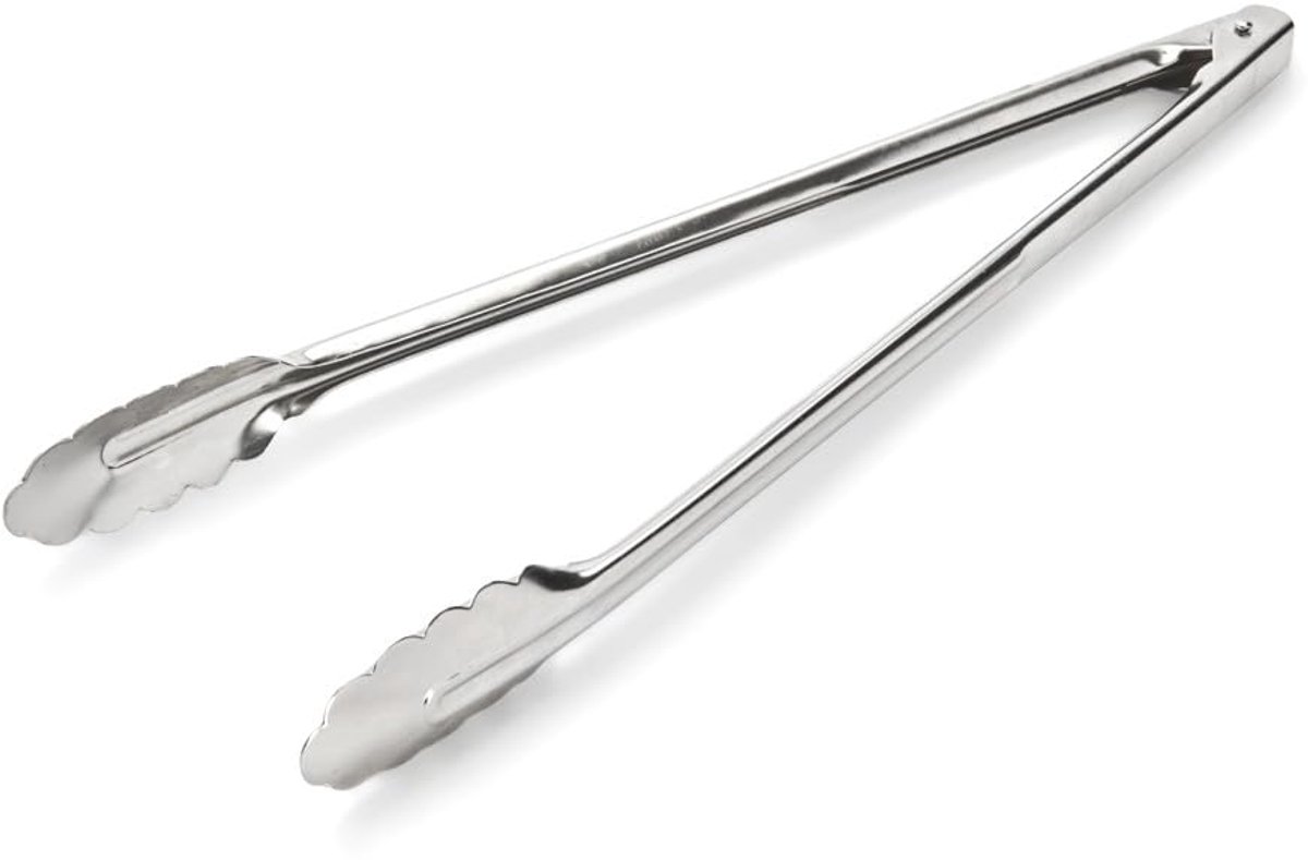 Ibenzoa® Roestvrijstalen buffettang met stevige grip voor veelzijdig gebruik