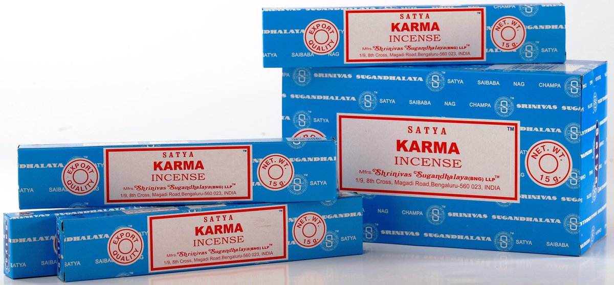 Satya Karma wierook (12 pakjes x 15 gram)
