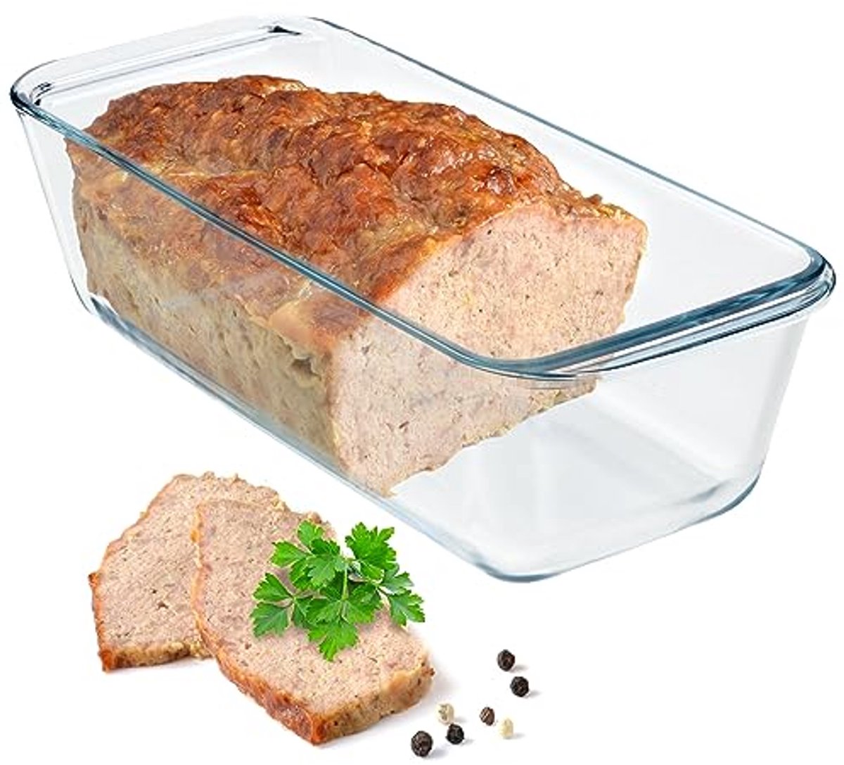 Transparante Bakvorm van Glas - Robuuste Taartvorm voor Cake en Pizza (28 cm)