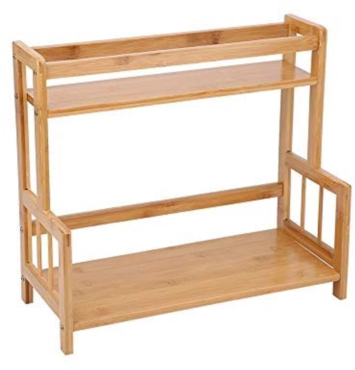 Multifunctionele Keuken Specerijenrek - Bamboo 2 Laags Keuken Organizer