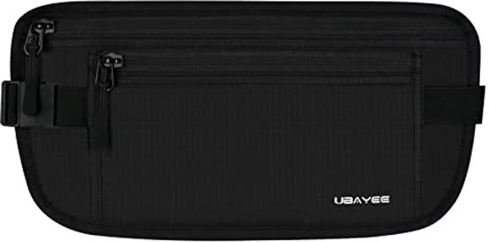 Inateck Sling Bag X-Mini, 1,5 liter heuptas voor dames en heren, met