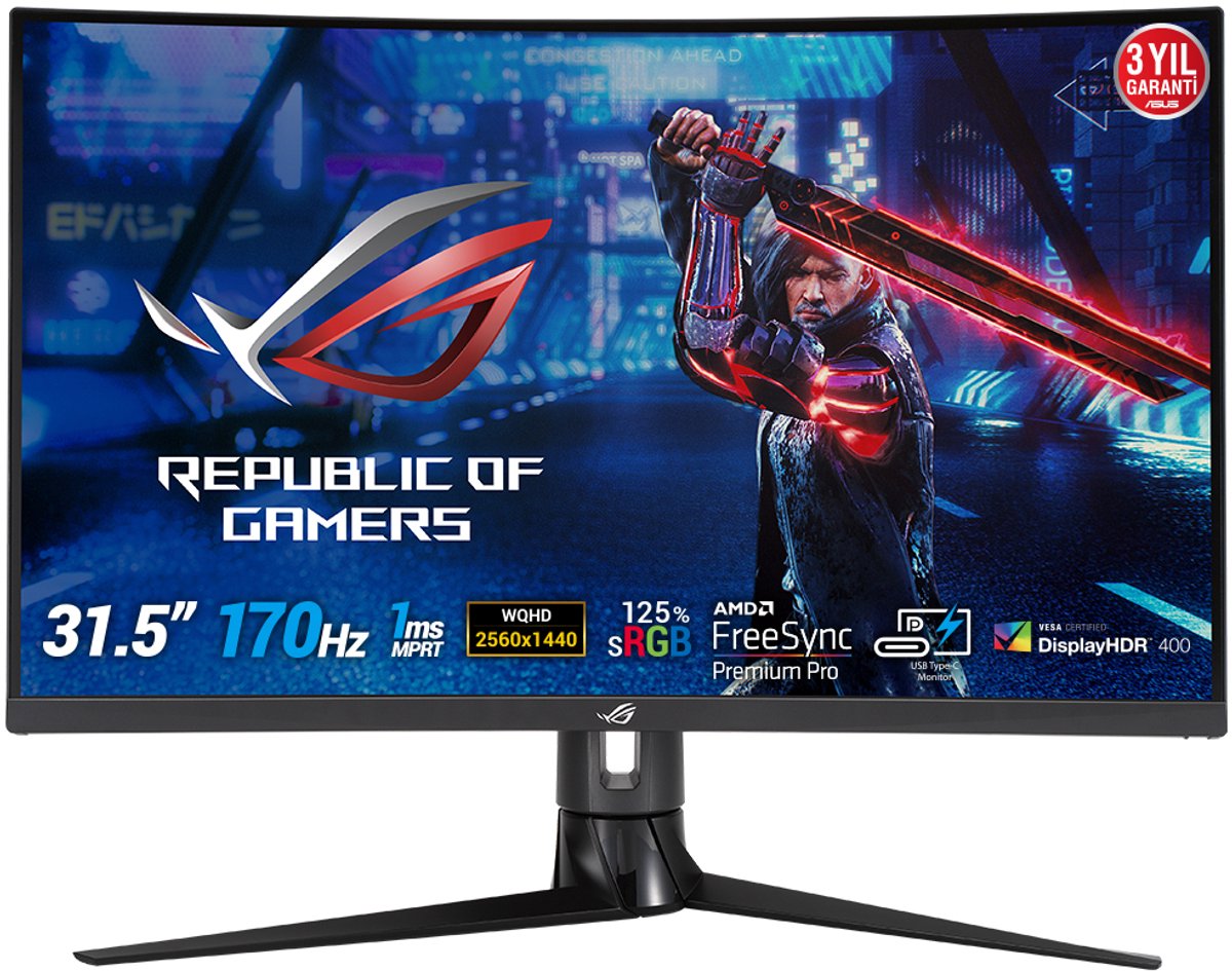 ASUS ROG Strix XG32VC - Monitor - 80 cm (31.5-inch)