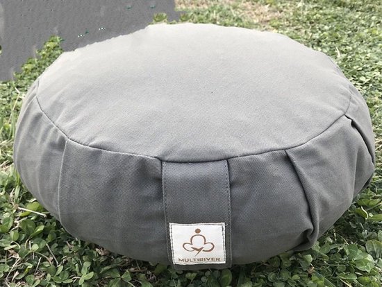 Nixnix® - Yoga Meditatie Kussen - Grijs - Mediteren - Zen - 36 cm van YOGISTAR — afbeelding 4