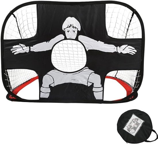 CEEDIR 2-in-1 pop-up voetbaldoel voor kinderen, tuin