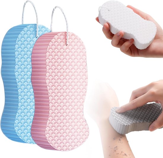 Magische exfoliërende badspons - 2025 Upgrade 3D Superzachte ...