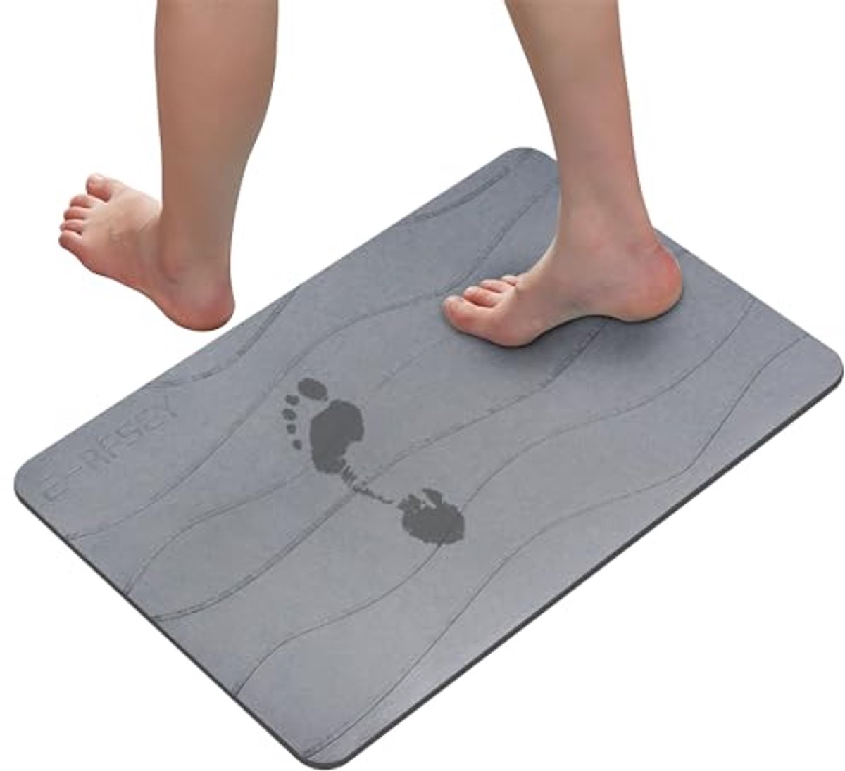 Antislip Diatomiet Badmat - Natuurlijk, Sneldrogend en Super Absorberend