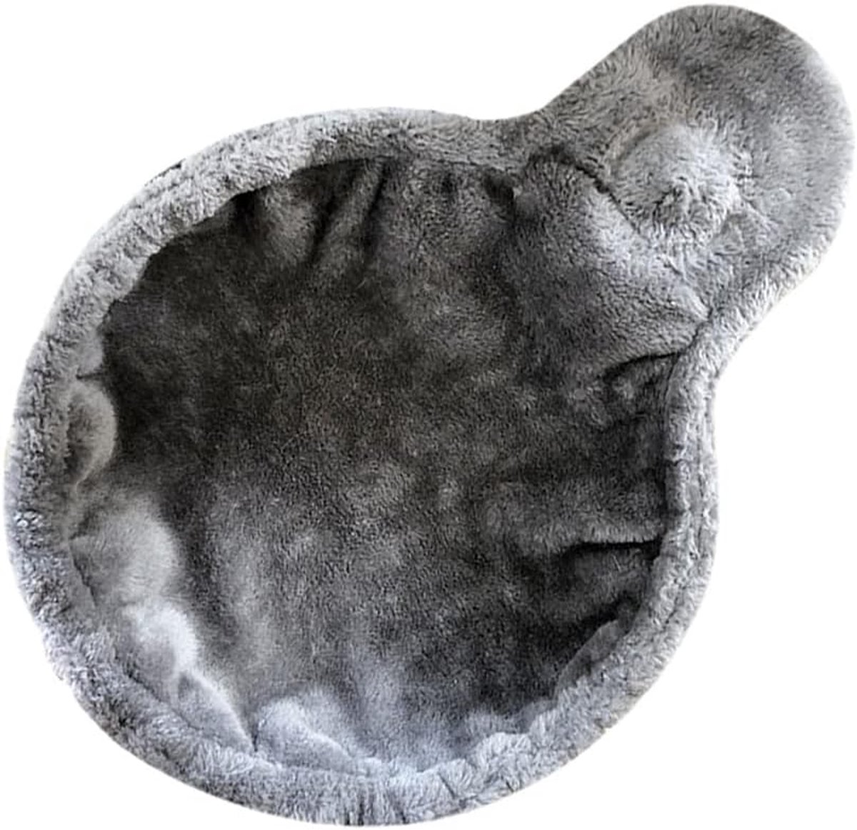 Daity Zachte pluchen kattenhangmat - geschikt voor doe-het-zelf kattenklimrek - kattenbed met krabpaalinstallatie - hangende - verdikte kattenlepelhangmat - geschikt voor katten om in alle seizoenen te rusten (grijs)