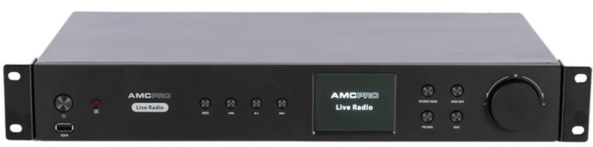 AMC Live Radio V23 internet radio & FM DAB+ tuner & USB/Bluetooth media speler