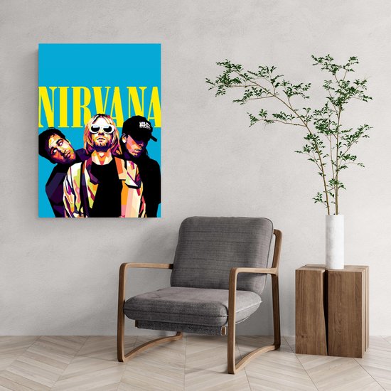 Nirvana Poster - Band - Kurt Cobain - Rock - Pop Art - posters ...
