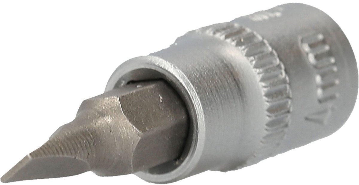 BRILLIANT TOOLS 1/4" sleuf bit-dop 0,8 x 4 mm - BT020810