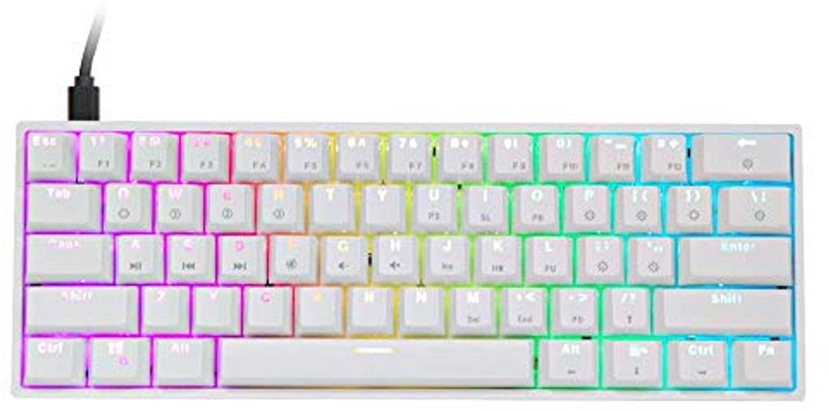 Image of 60% Mechanisch Toetsenbord met RGB Verlichting en Hot-Swap Functie
