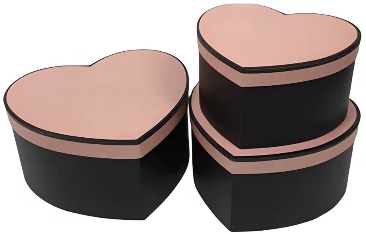 Luxe Hartvormige Cadeaudoos – S 19.5*17*10.5 cm - Roze - Elegant & Herbruikbaar – Geschenk Doos voor Sieraden, Chocolade of Valentijnscadeau