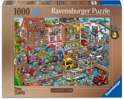 Ravensburger Ray's Comic Series - Time Travel 3 - Modern Time - 1000 stukjes Legpuzzel