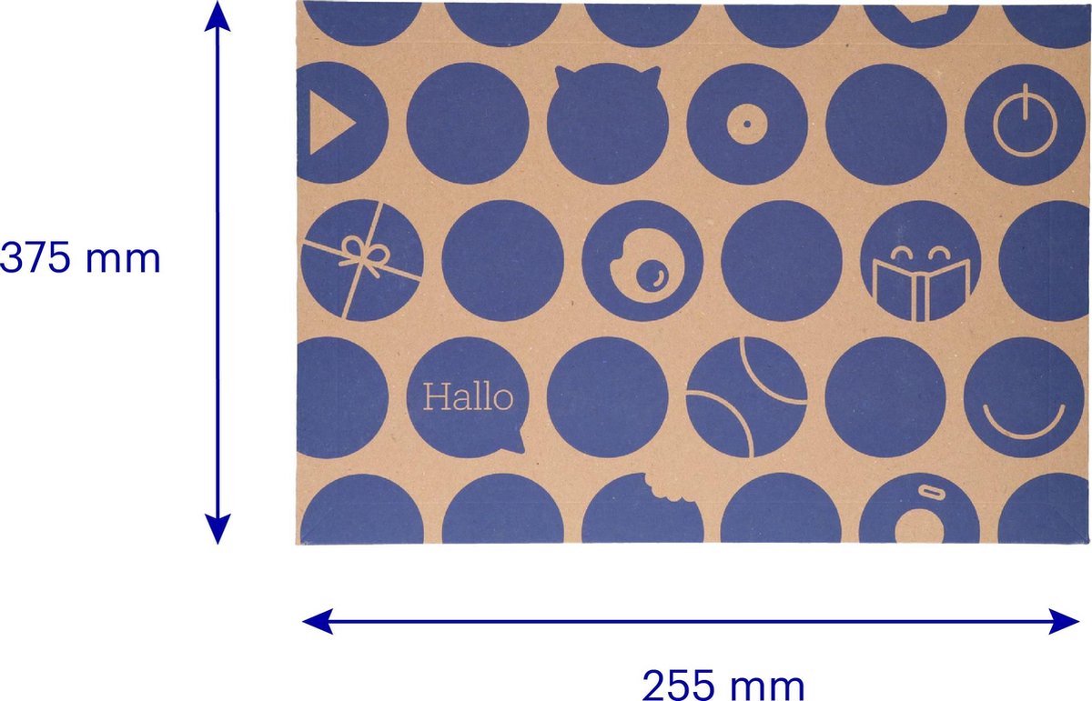 200x Bol.com enveloppen A4 formaat 375 x 255 mm - - Enveloppendoos