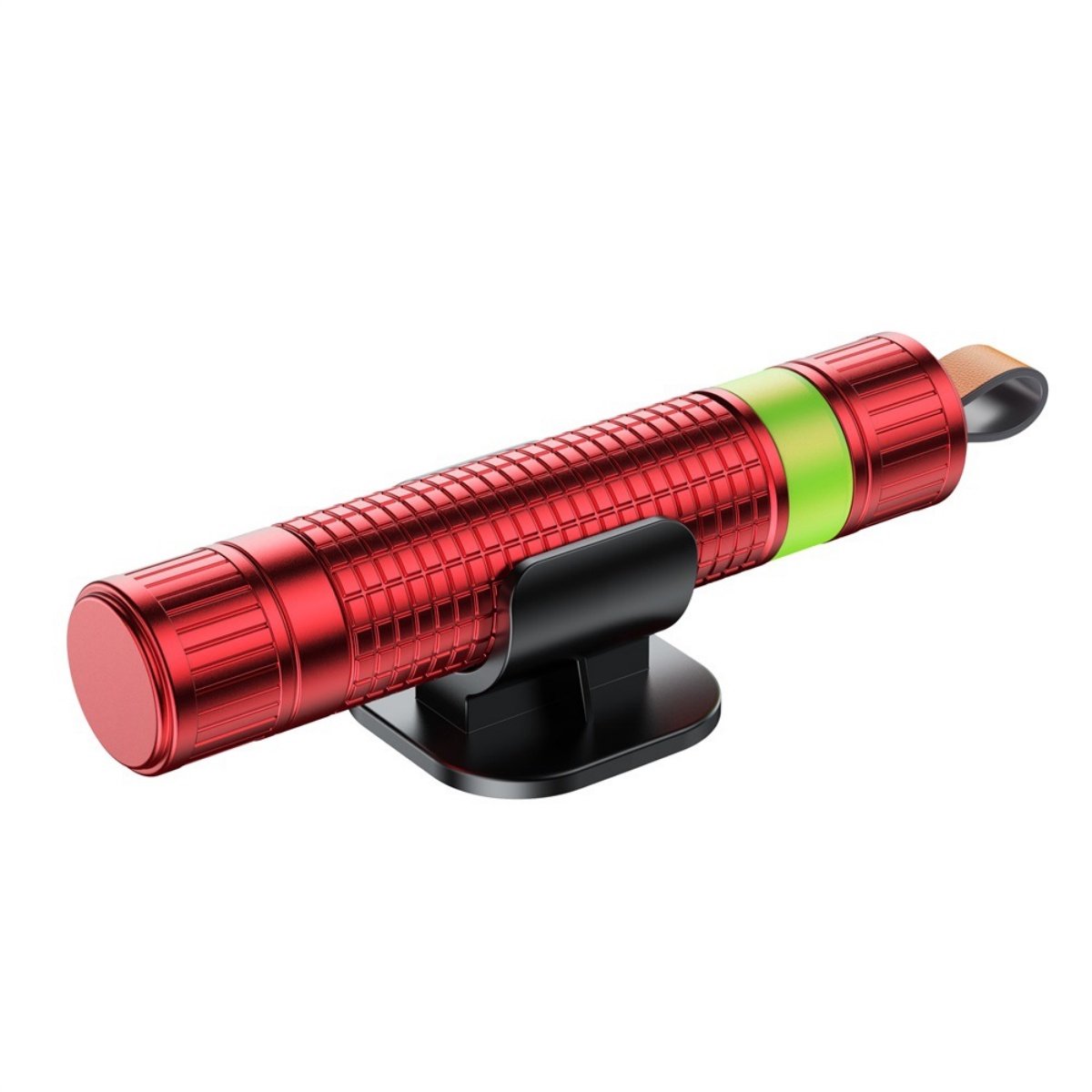 EXCITAT Gordelsnijder - Noodhamer Mini - 2 in 1 Veiligheidsnoodhamer - Veiligheidssnijder voor autogordels - Draagbare veiligheidshamer - Ruitenbreker - Glasbreker - 1 stuk - Rood