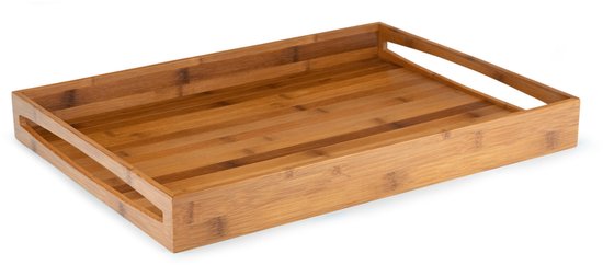 Theedoos van bamboe, decoratieve houten theedoos met 8 scheidingsvakjes en een lade Theedoos van bamboe, decoratieve houten theedoos met 8 scheidingsvakjes en een lade