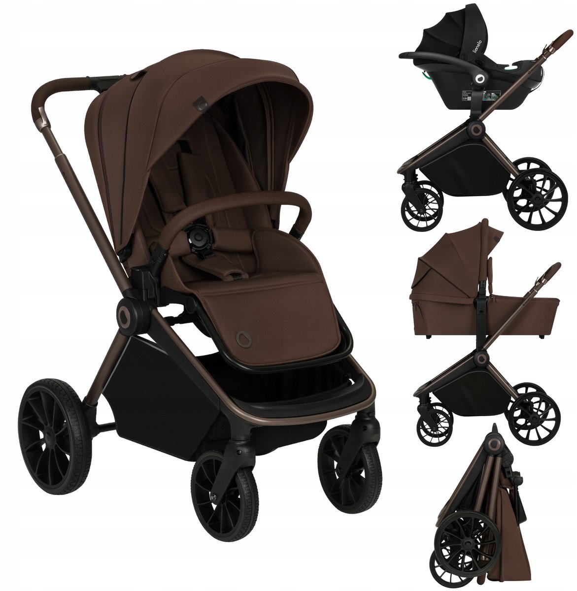 Lionelo Mika Plus Kinderwagen 3in1 met (EAN: 5903771725439) - Lionelo - €484,99