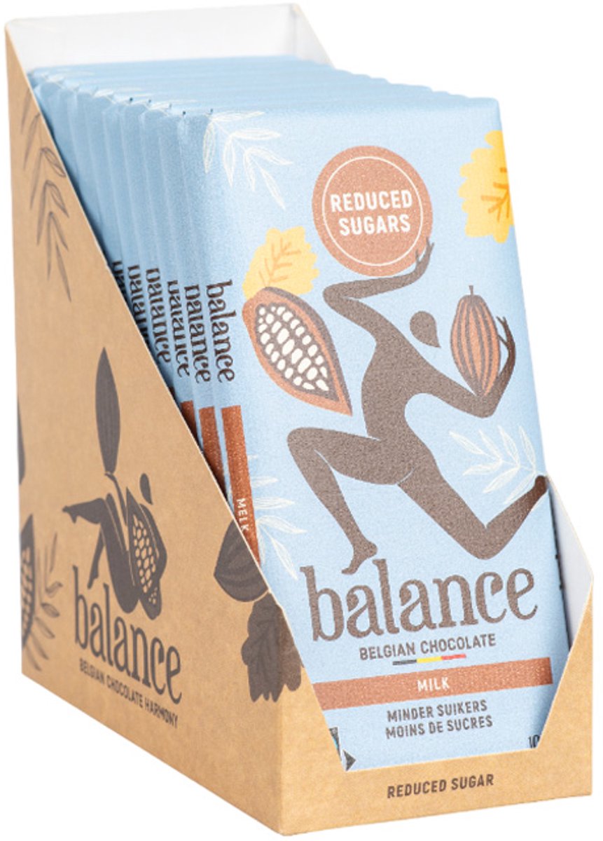 Balance | Tablet | Melk | 12 Stuks | 12 x 100g