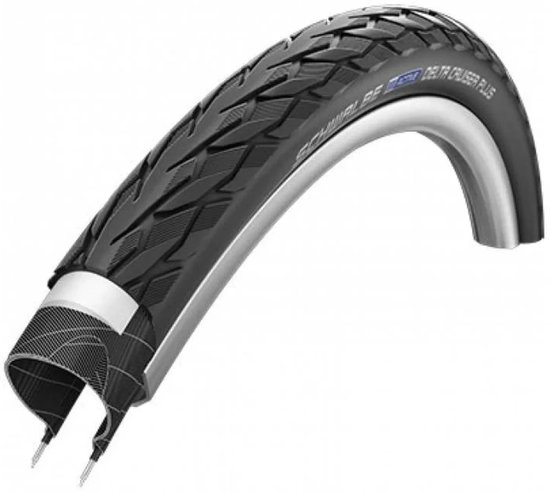 Buitenband Schwalbe Delta Cruiser Plus PunctureGuard 28 x 1.40 / 37-622mm - zwart met reflectie