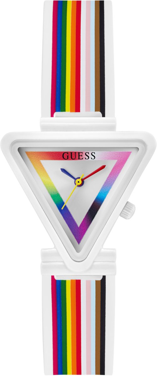 Guess Gt Fame Analoog Horloge Veelkleurig Case: 100% Biogebaseerd Nylon | Armband: 100% Siliconen 47mm GW0679L1