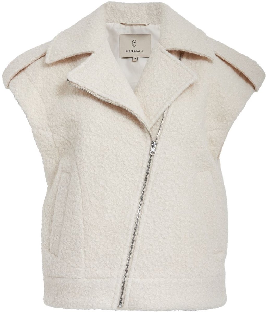 Peppercorn June Vest Whitecap Offwhite
