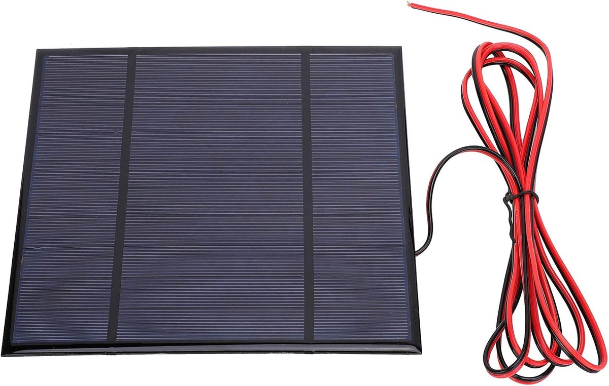 Mini Zonnepaneel 5V 4.5W met 78,7 Inch Kabel - Draagbaar en Sneeuwbestendig