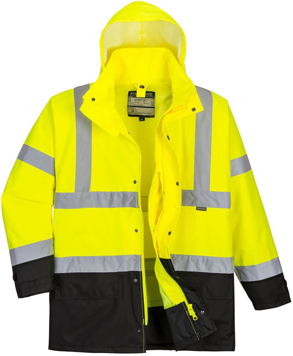 Portwest Hi-Vis Executive 5-in-1 Jack S768 - Geel/Zwart - 4XL