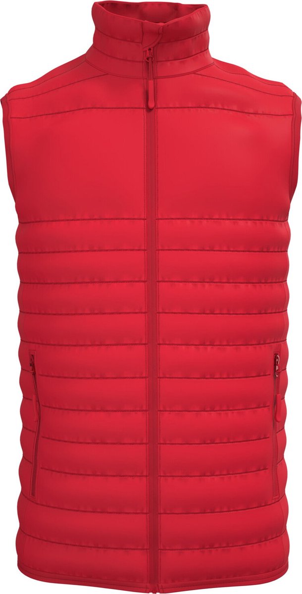 iDeal Basic Brand Gewatteerde heren bodywarmer IB6172 - Ideal Red - XXL
