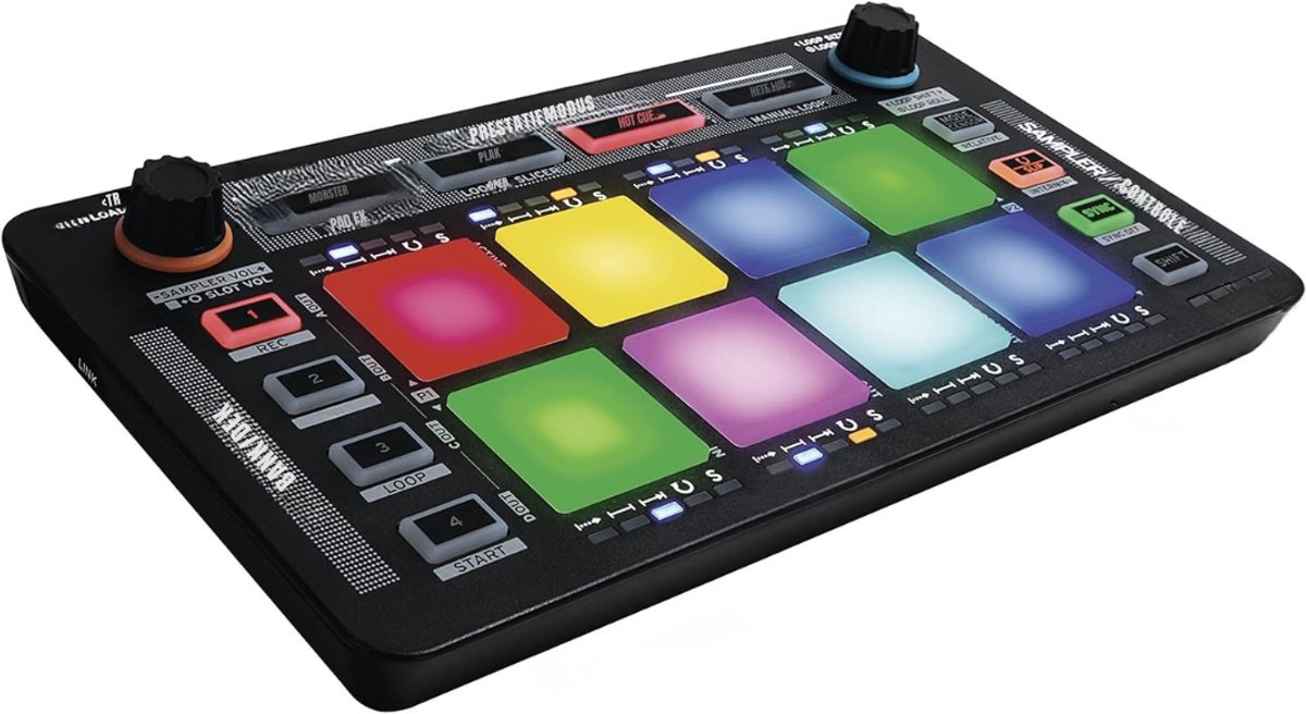 MMP® DJ Controller - DJ - Controller - Zwart - 23cmx 13cm x 2cm