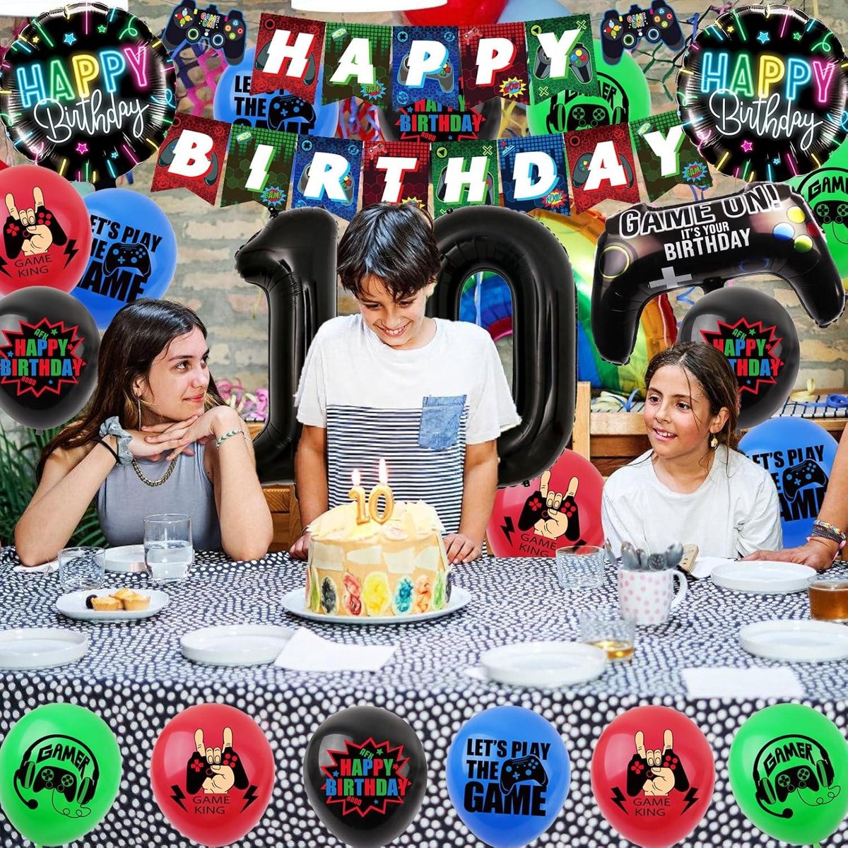 Folieballon Happy Birthday GAME ballonnen Folieballon Happy Birthday GAME ballonnen