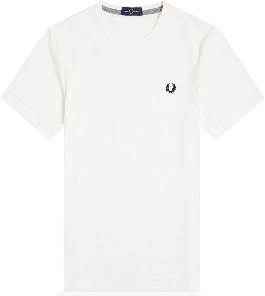 Fredperry Fp Crew Neck T-Shirt Fashion Wear Volwassen Wit
