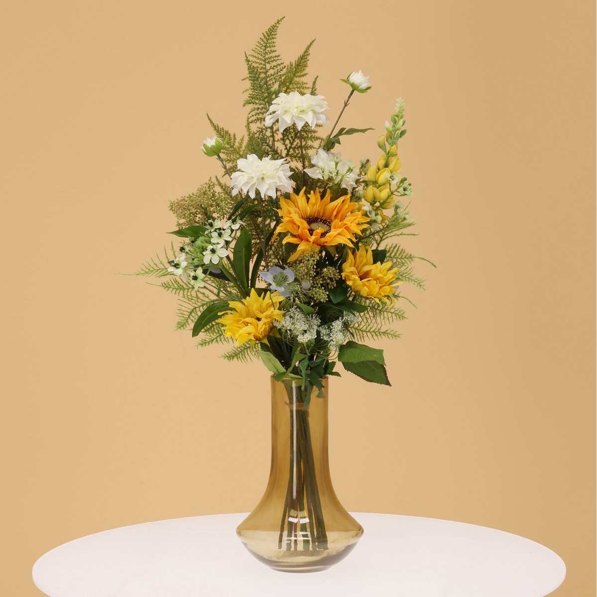maxifleur Kunstplanten Handgebonden Kunstboeket Layla Sydney S 75cm Geel