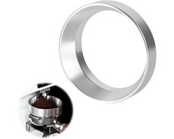 Professionele dispenser ring voor baristas - herbruikbaar koffiefilter van roestvrij staal - 51 mm - tamper 51 mm - multifunctionele tamper - eenvoudig schoon te maken en perfecte pasvorm voor espresso