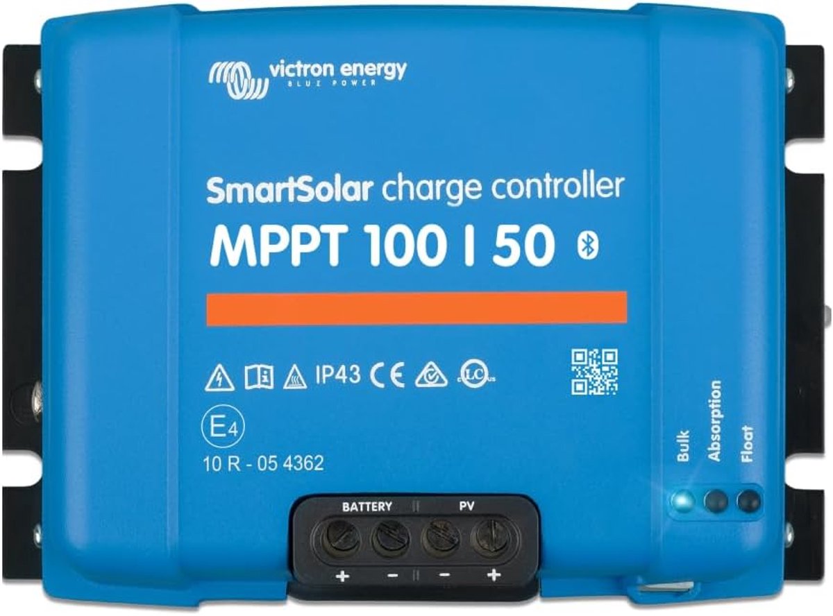 Zonne Laadregelaar 50A 12/24V MPPT met Bluetooth