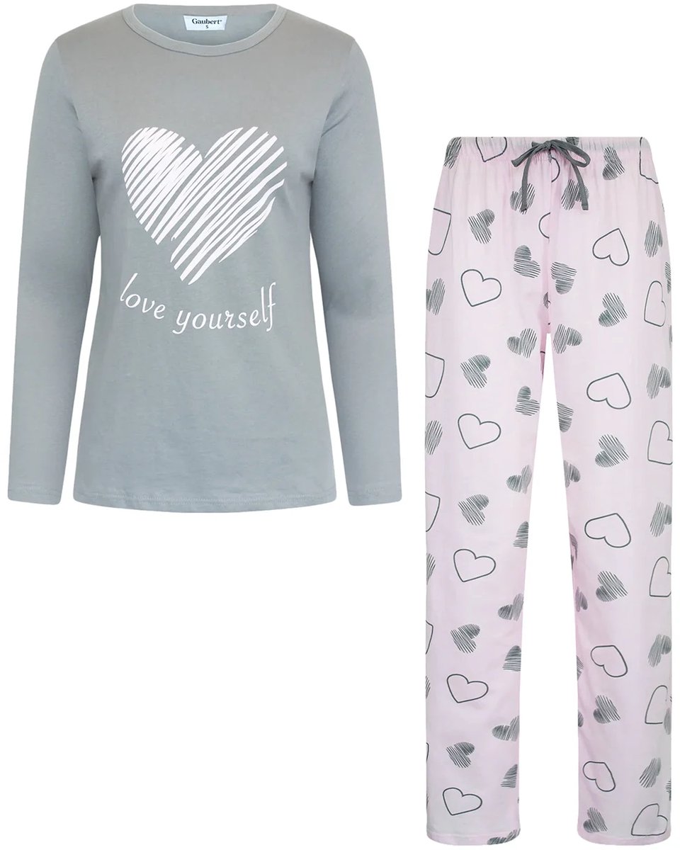 Ekouaer Damespyjama-set met lange mouwen, tops en Ekouaer Damespyjama-set met lange mouwen, tops en