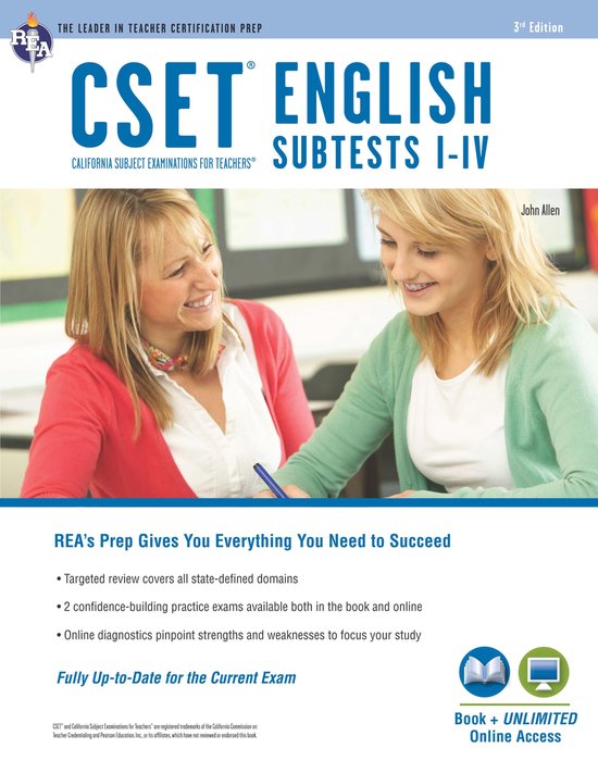 CSET Teacher Certification Test Prep - CSET English Subtests ... - cover