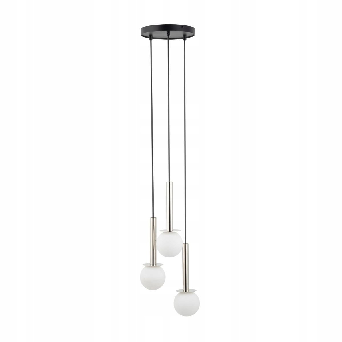 Sigma DAISY 3 Hanglamp - Modern Zwart/Zilver/Wit Metaal
