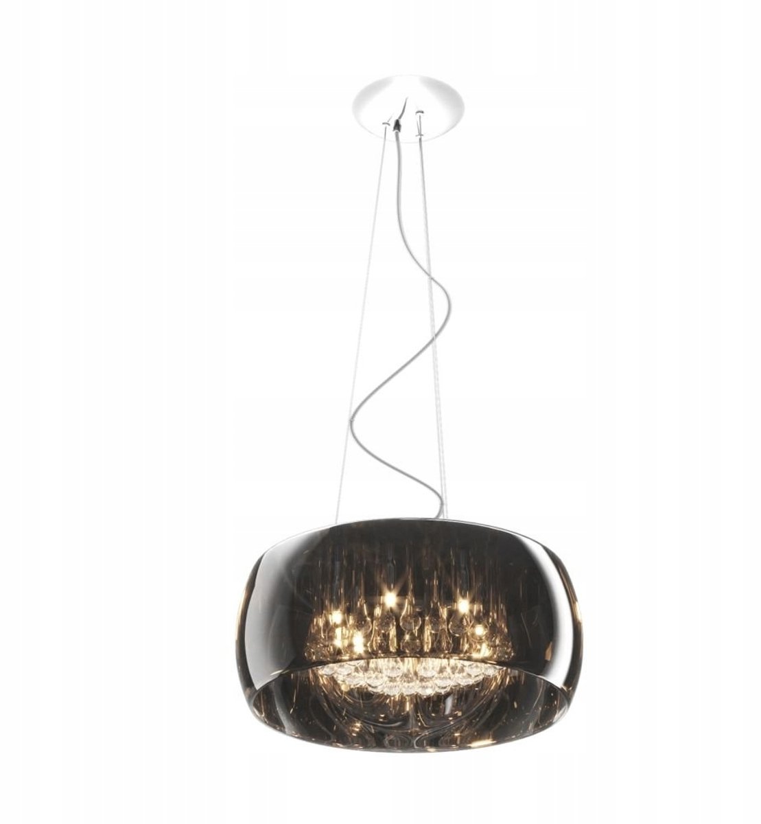 Zuma Line CRYSTAL P0076-06X-F4FZ Hanglamp - 6x G9, 50cm, Zilver/Transparant