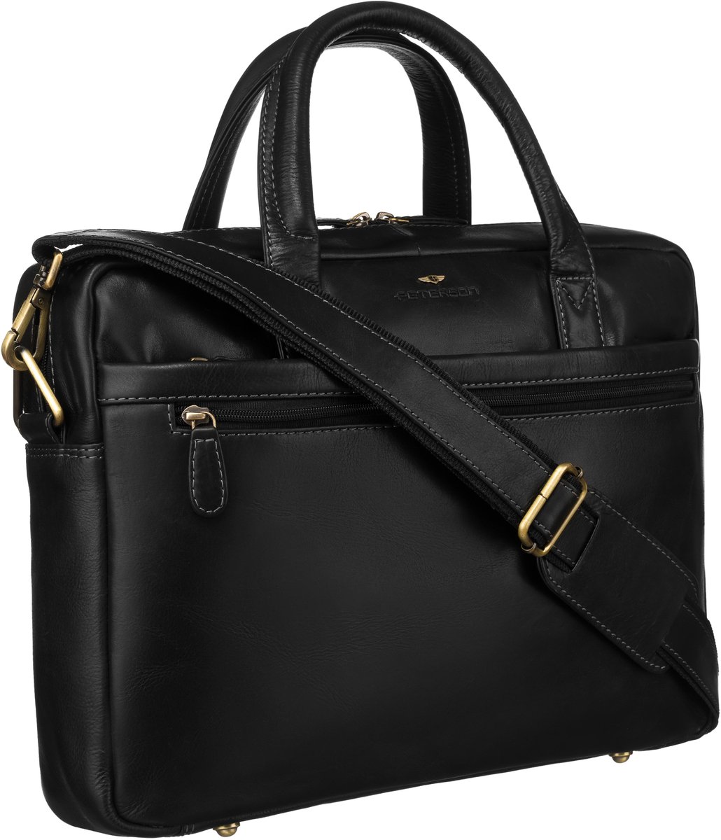 Leren tas PTN LP-2680-COM-4986 Zwart