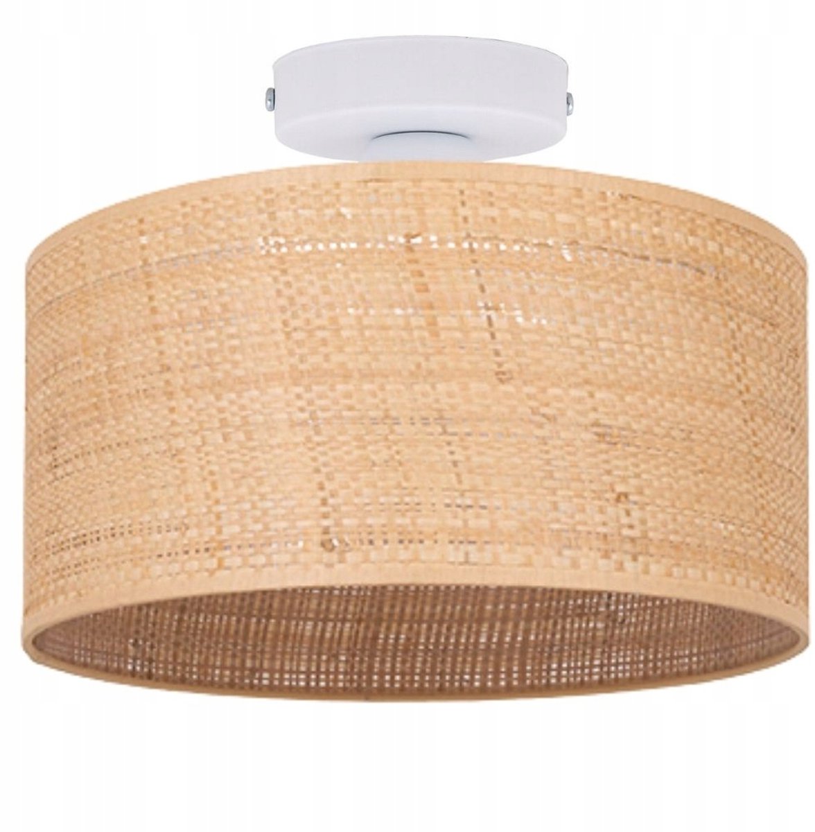 Scandinavische Plafondlamp Rotan 30cm - Stijlvol en Natuurlijk