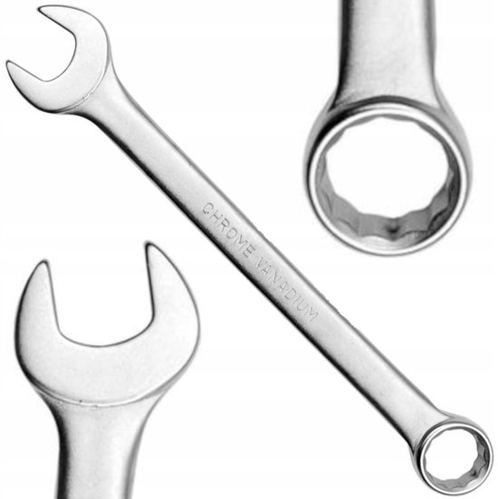 Clé à anneau pour truite 8 mm en acier CrV - Finition satinée mate