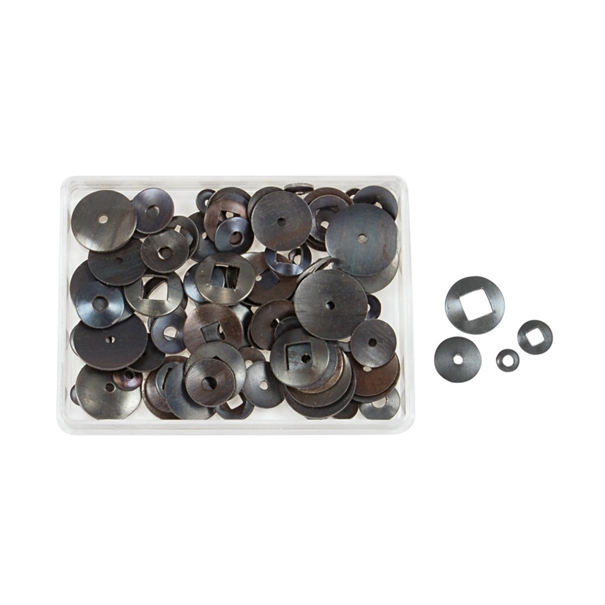 Wijzerschijven voor grote klokbewegingen zwart