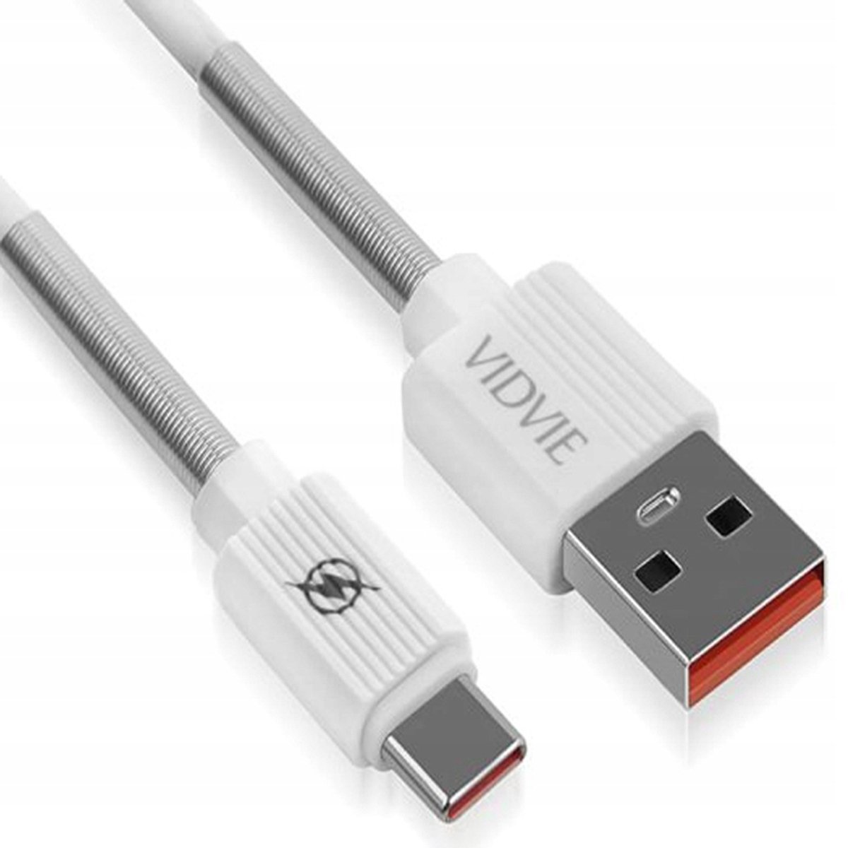 VIDVIE USB-C Kabel Snel Laden 3.1A 1m Wit